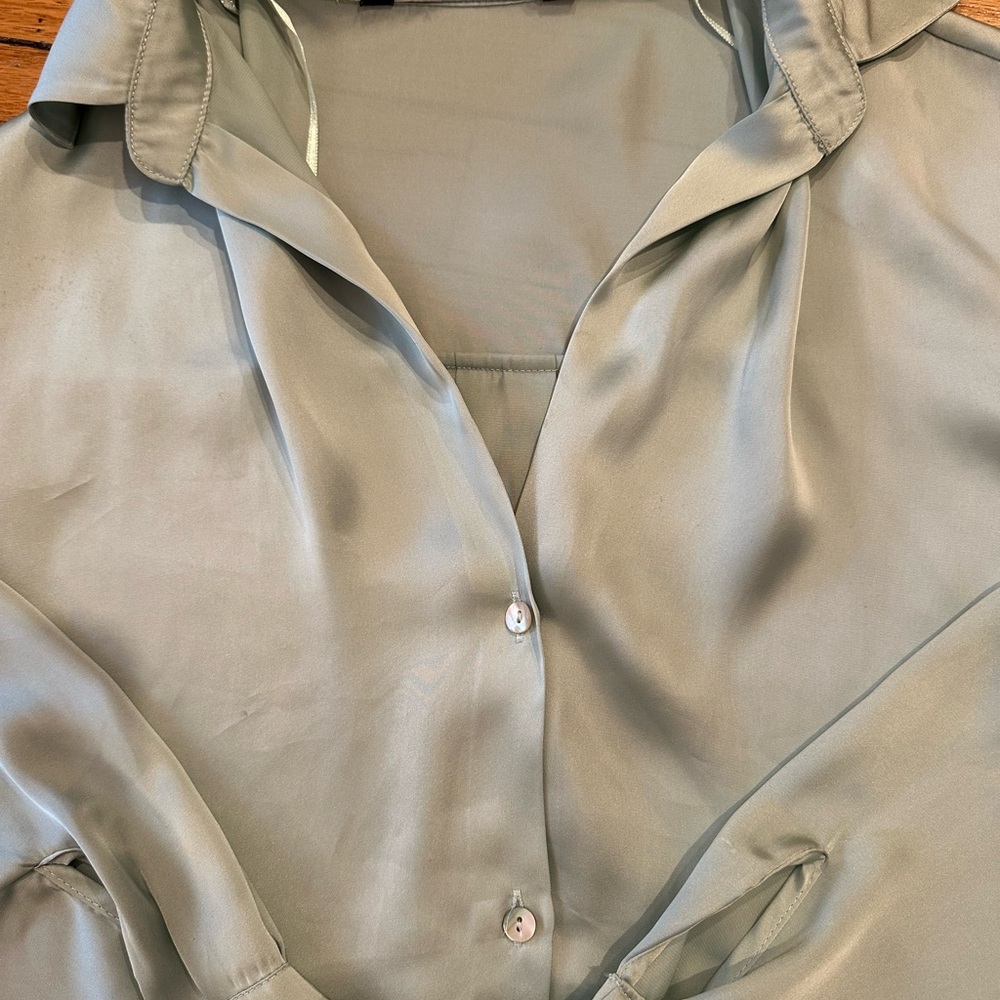 Zara silk Button-down